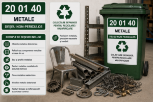 Codul de deșeu 20 01 40 – metale