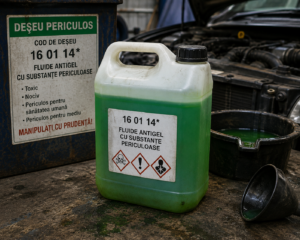 Codul de deșeu 16 01 14* – fluide antigel cu substanțe periculoase