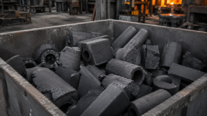 Codul de deșeu 16 11 02 – materiale pe bază de carbon, altele (metalurgie)